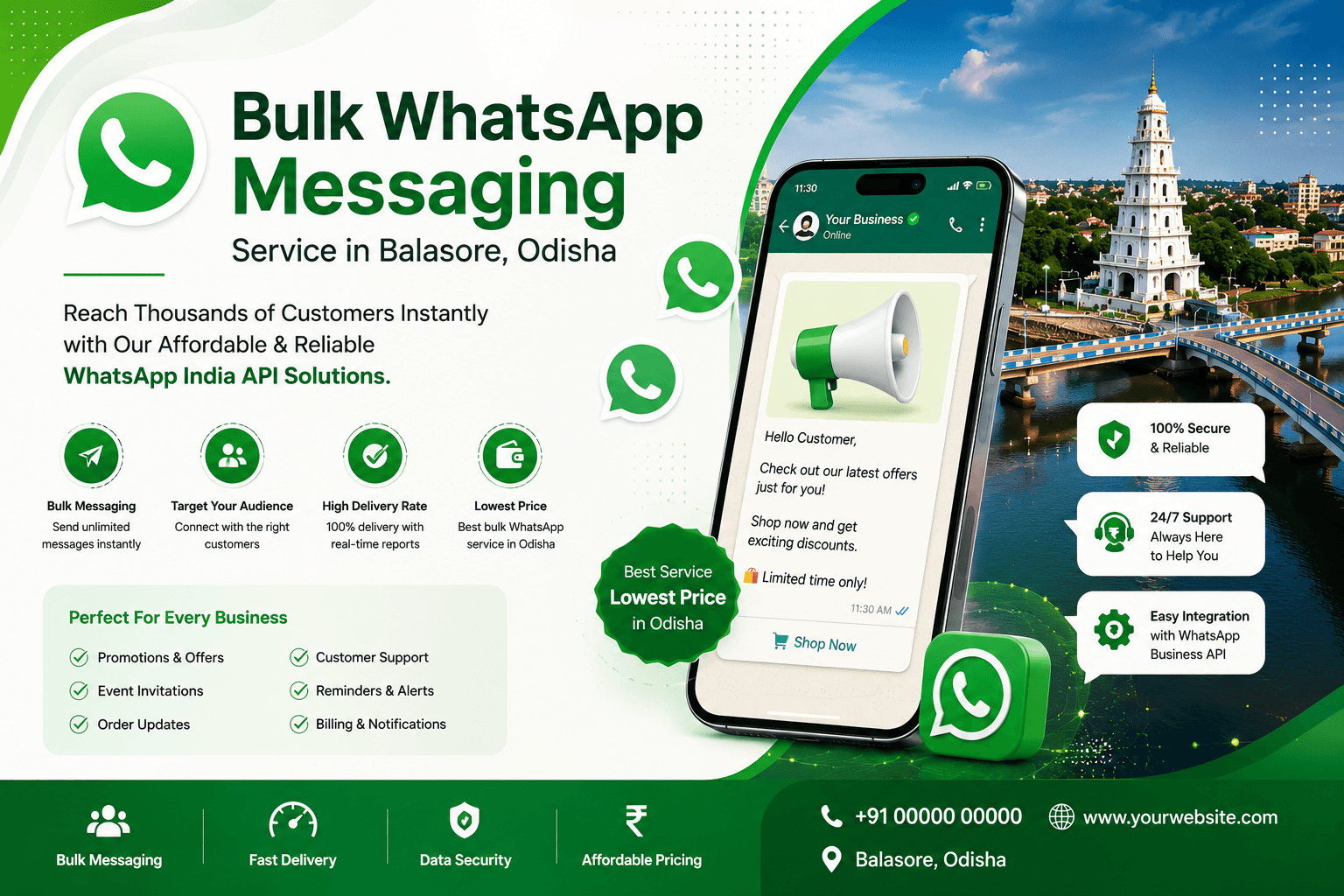 WhatsApp API Provider in Balasore, Odisha - Uniums Technology Solutions